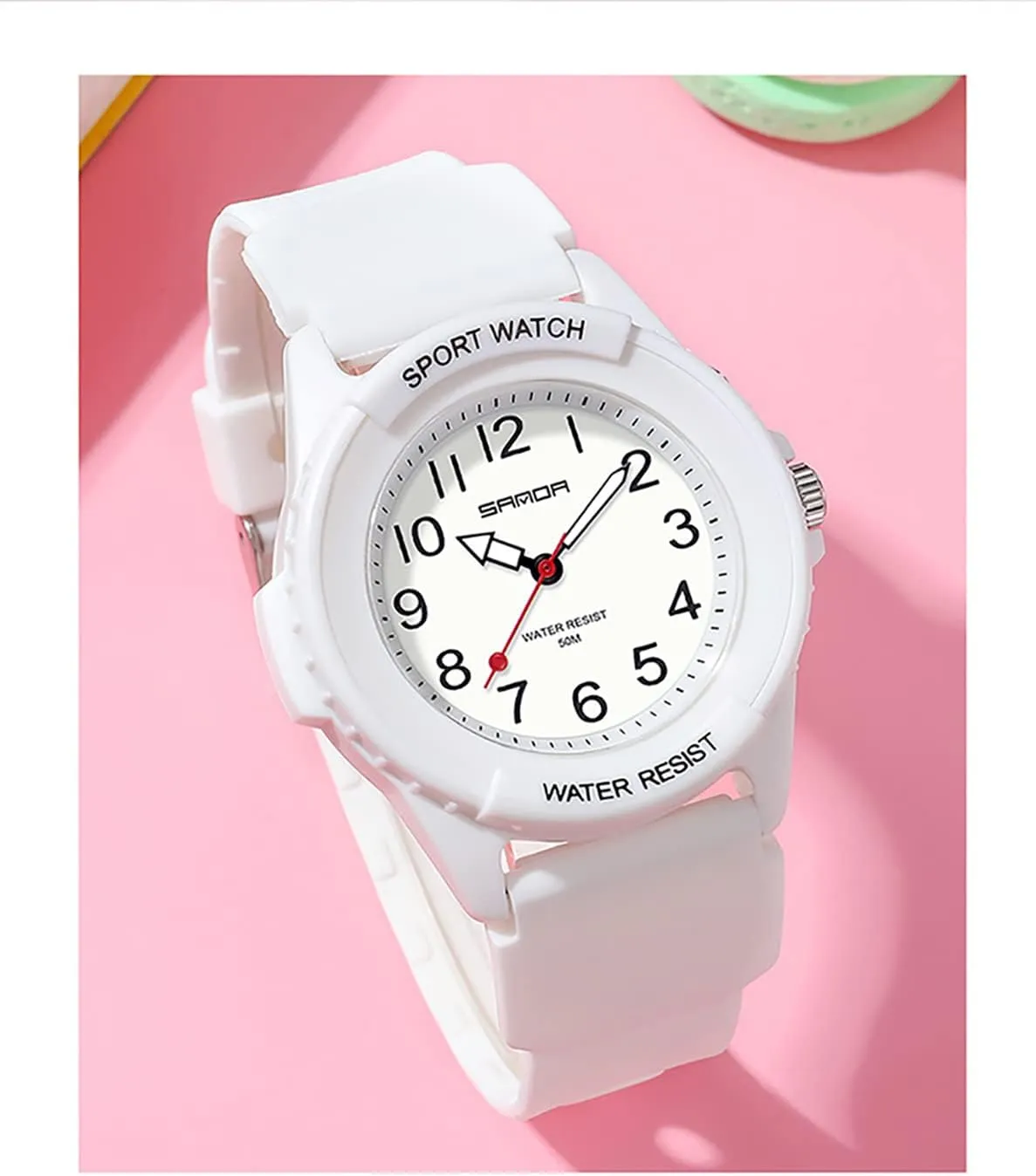 Outdoor Analog Display Luminous Resin Strap Electric Waterproof Quartz Classic Wristwatch for concurrent hinterland visitor Men and Women Gosasa Sport Unisex Watches 