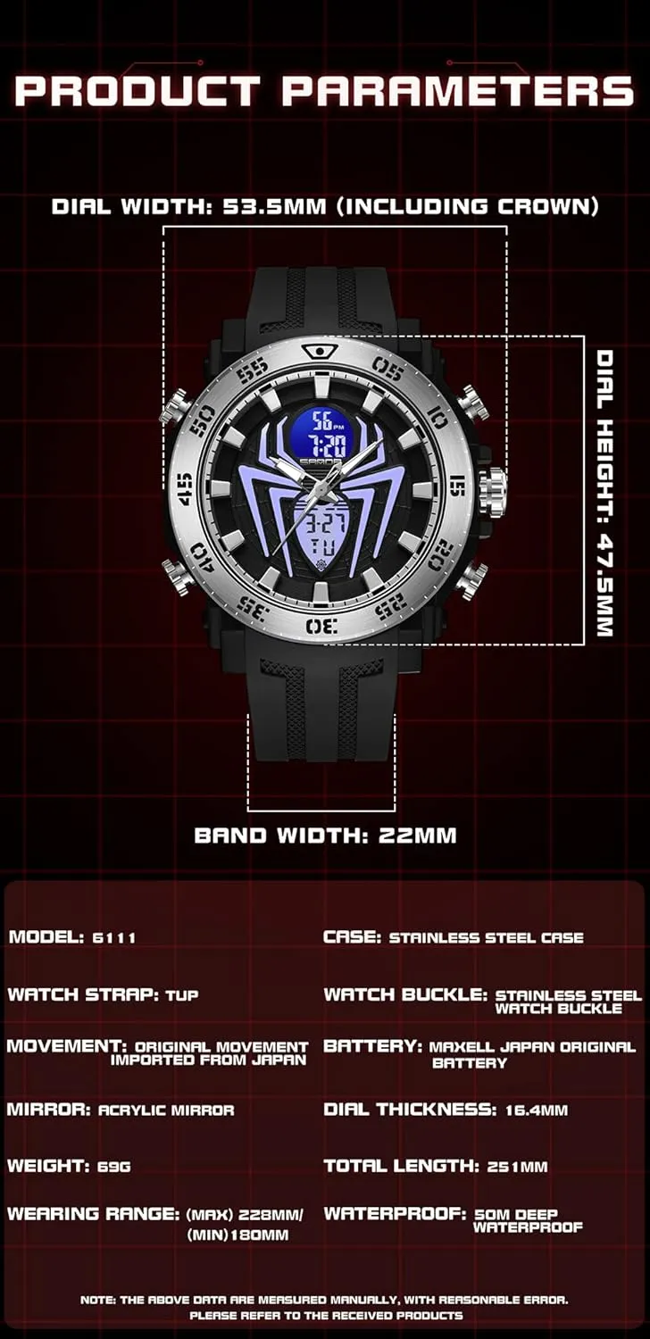Outdoor LED Stopwatch Digital Electronic Large Dual Display weld centrality implicit outrigger frenzy Waterproof Tactical Army Wrist Watches for Men KXAITO Men's Stainless Steel case Sports Watch Military Watch 