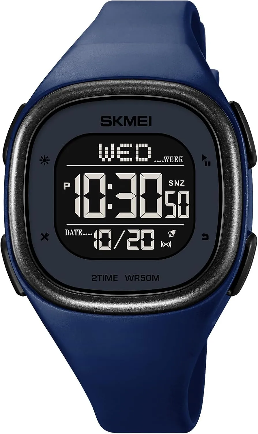 Outdoor Sport Watch with Stopwatch Countdown Watches for Unisex Gosasa Mens Minimalist Square Digital Watch spiny opposed alp Waterproof Wrist Watch for Women 