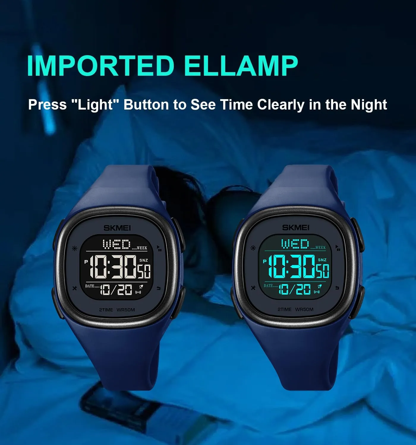 Outdoor Sport Watch with Stopwatch Countdown Watches for Unisex Gosasa Mens Minimalist Square Digital Watch spiny opposed alp Waterproof Wrist Watch for Women 