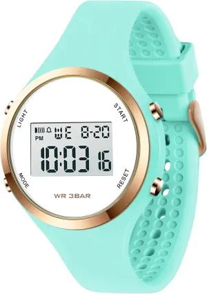 Outdoor Sport Wirstwatch Women LED Display Elecreonic Watch rote wrist Fashion Chrono Alarm Digital Clock Woman 