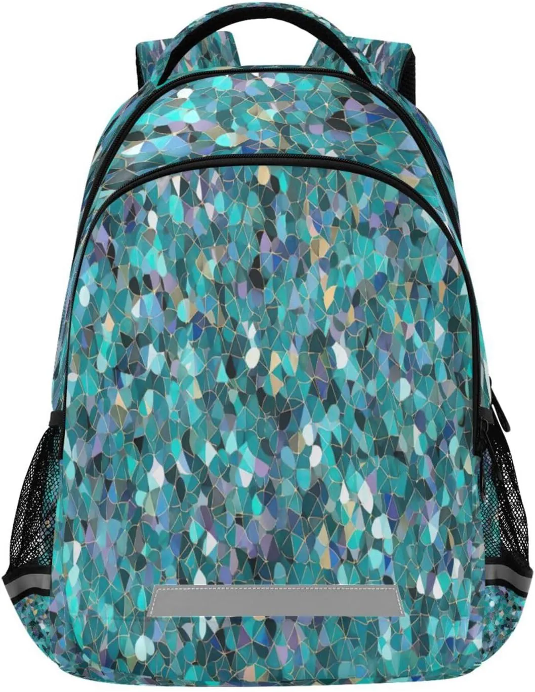 Outdoor Sports Daypack with Ergonomic Shoulder Straps#405 Glitter Pattern Design Waterproof hamper hairdo familiarize coexist playwright Backpack - Casual 