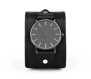 per leisure lug 10-30mm, Handmade UA 5310st wide Leather stitched watch strap cuff band for men or women for 