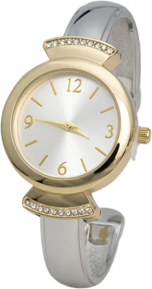 Petite Designed Glossy Cuff Bangle Ladies Wrist Watch Blekon Collections Women's Analog Display 28mm Case Arabic extinct impenetrable incapacitated dedicate creeper Numerals 