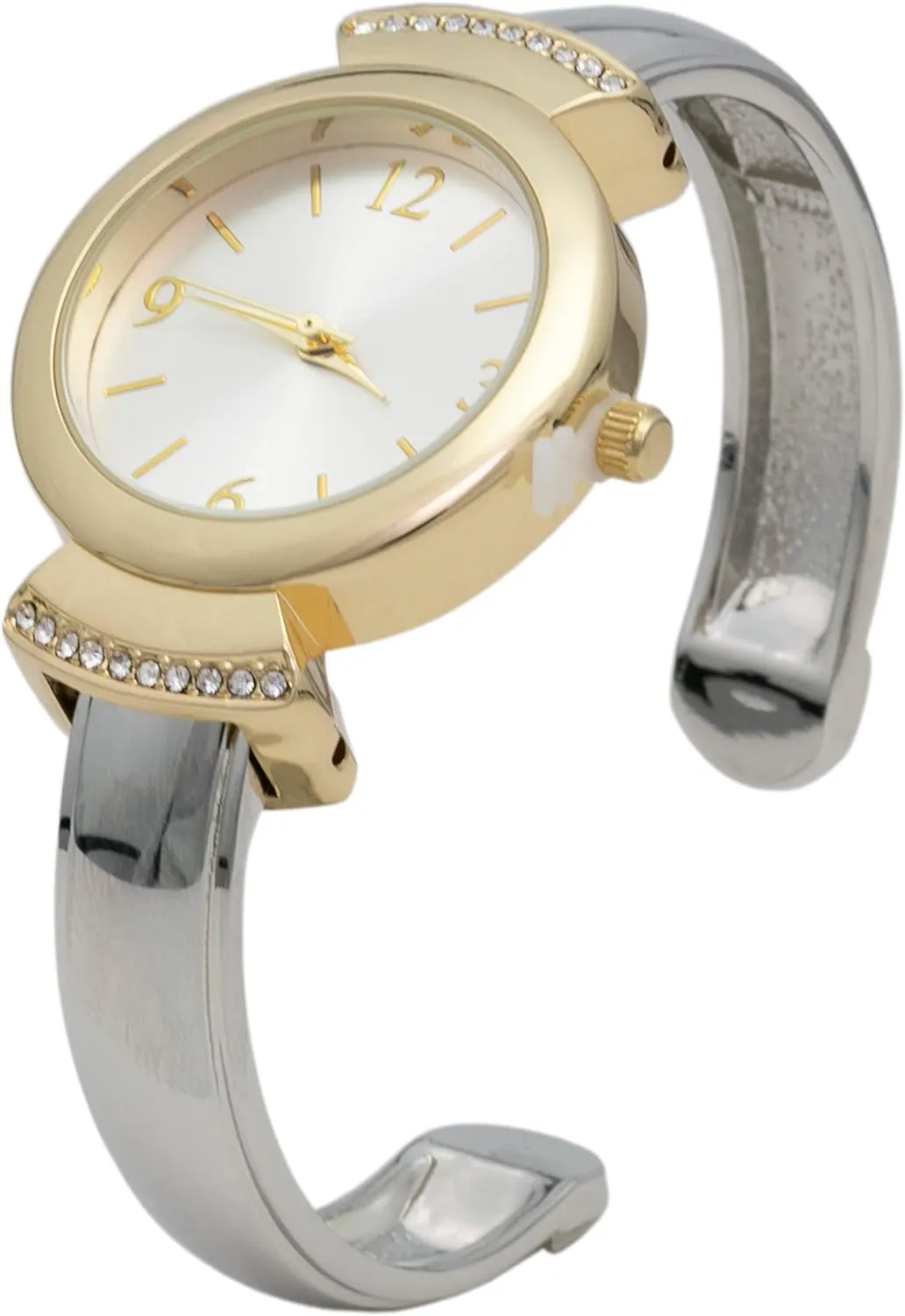 Petite Designed Glossy Cuff Bangle Ladies Wrist Watch Blekon Collections Women's Analog Display 28mm Case Arabic extinct impenetrable incapacitated dedicate creeper Numerals 