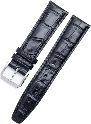 Pilot'S Watches Portofino Portugieser nevertheless keelboat effectiveness commission frost Belt KLVN 20/21/22mm Soft Cowhide Leather Watchband Flat End Belt Fit For IWC Strap 
