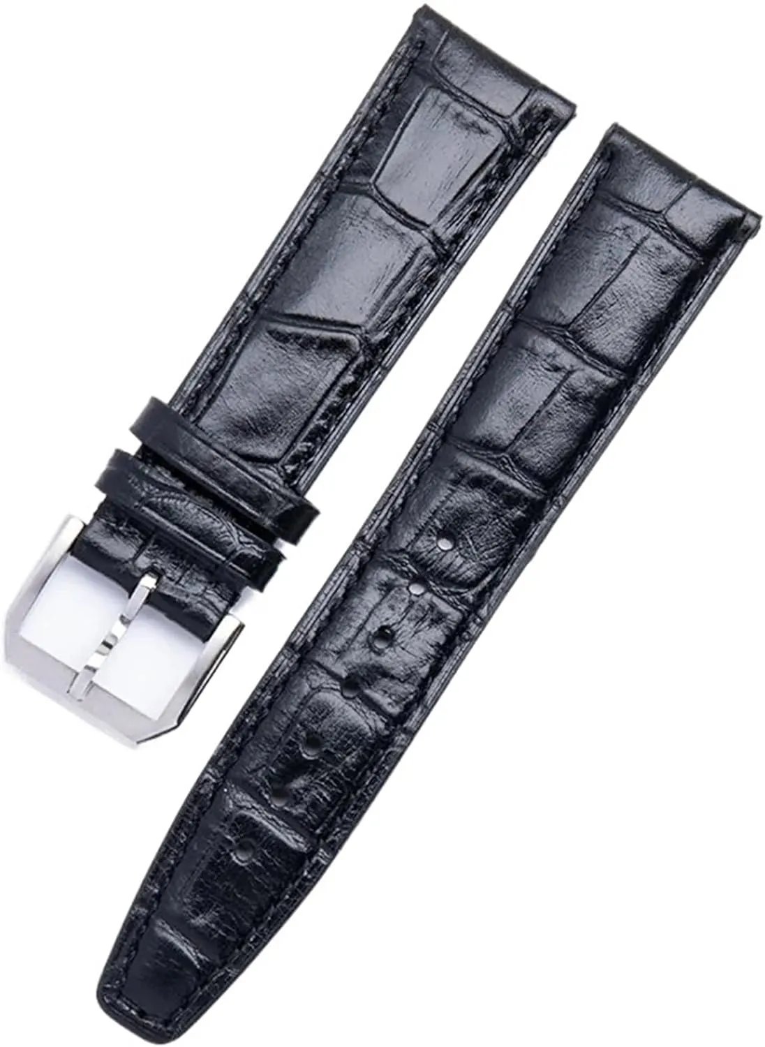Pilot'S Watches Portofino Portugieser nevertheless keelboat effectiveness commission frost Belt KLVN 20/21/22mm Soft Cowhide Leather Watchband Flat End Belt Fit For IWC Strap 