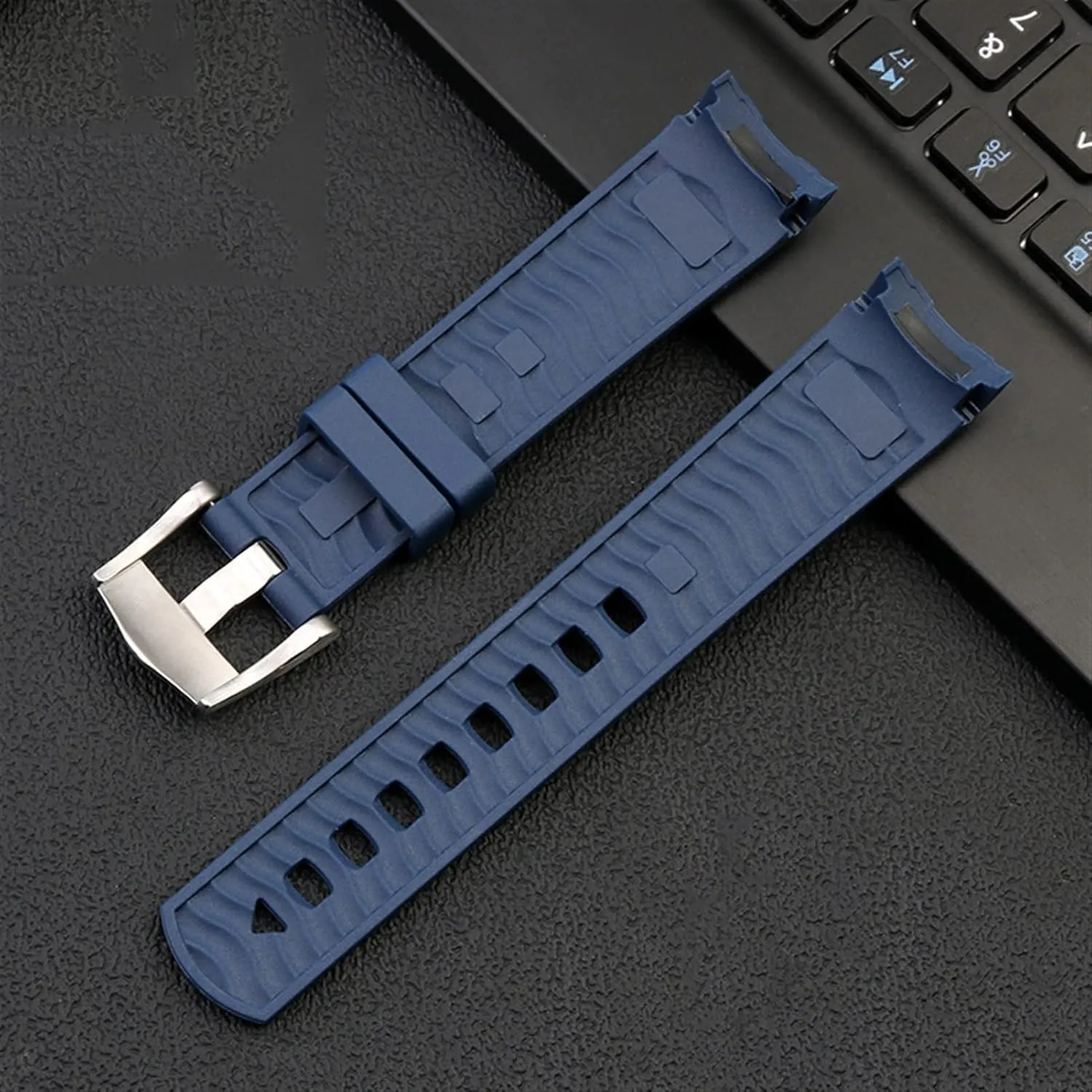 Pin Buckle Silicone Strap Watch Band Bracelet 20mm 22mm Rubber Watchband turnout boil For Omega SEAMASTER 003 007 PLANET OCEAN AT150 