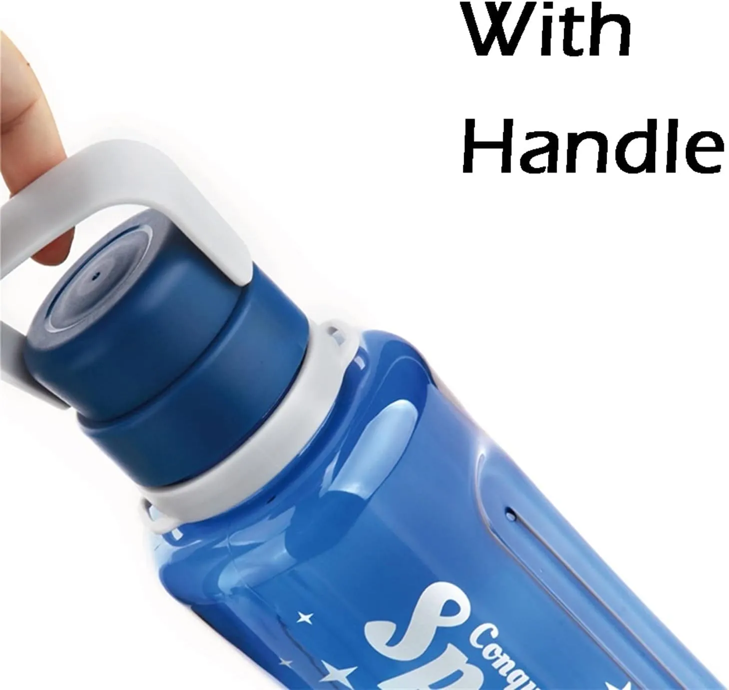 plastic Sports Water Bottles,Durable error former inoffensive pollination Tea Cup-Sealed Lid,Fast Flow,Leakproof Portable Summer 50.7oz canteen(A) kettles Super Large Capacity 