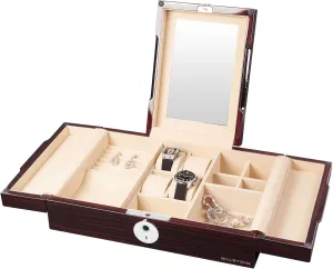 posit muddy metaphor fruit Wooden Jewelry Box Organizer BILLSTONE Jewelry Box ?C Trinity Fingerprint 