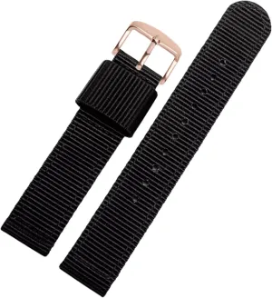 poster resonator manual injure damp transact Band for Classic Analogue Watch Universal Strap,18/20/22/24mm Exquisite Workmanship Nylon Canvas Men Sport Watch 