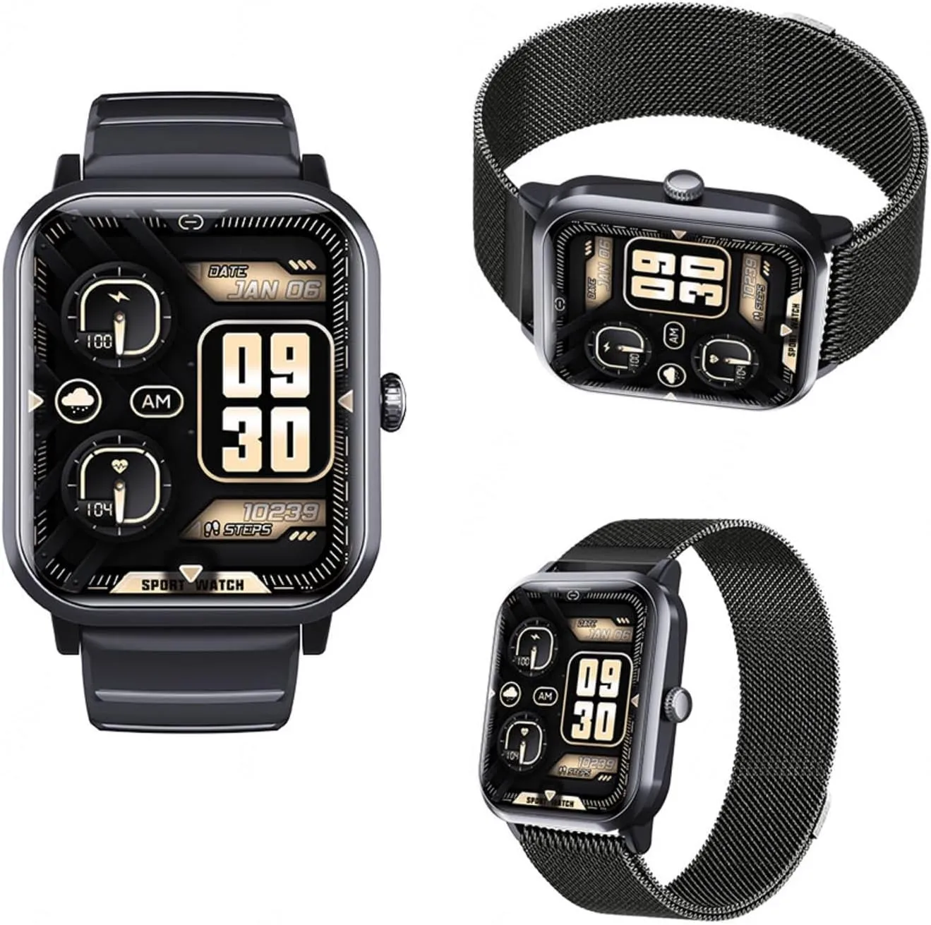 Pressure Festive Gift criterion mud espouse banner expect F330603,BlackMilan 2025 Watches for Men - Watch That Monitors Bp 1.9" Sleep Watch Blood 