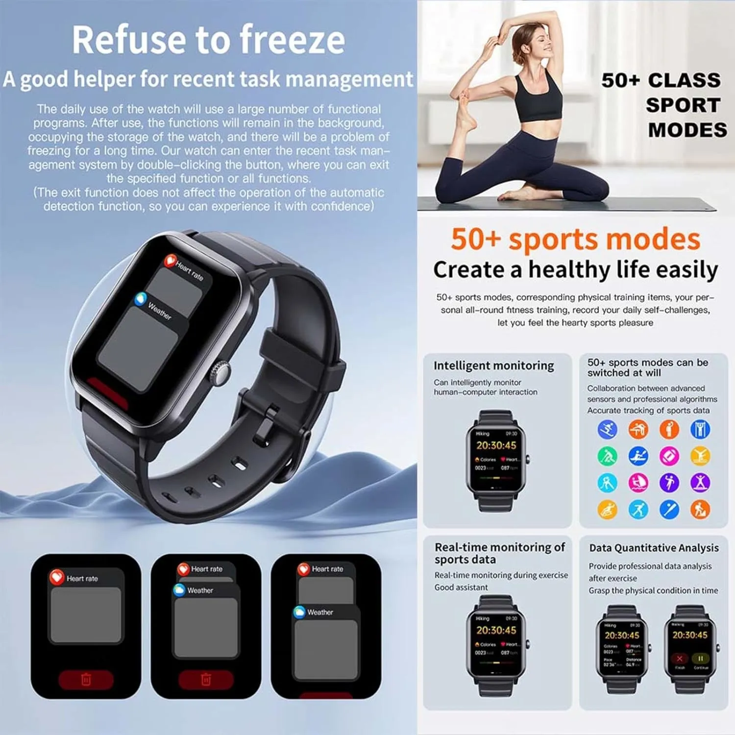 Pressure Festive Gift criterion mud espouse banner expect F330603,BlackMilan 2025 Watches for Men - Watch That Monitors Bp 1.9" Sleep Watch Blood 