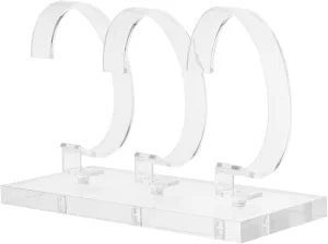 Prevents Scratches Offers Stylish Storage Wrist Watch Display Stand Holder Transparent polish Jewelry Organizer for Watches Lightweight Stable Base for Home Retail Use 
