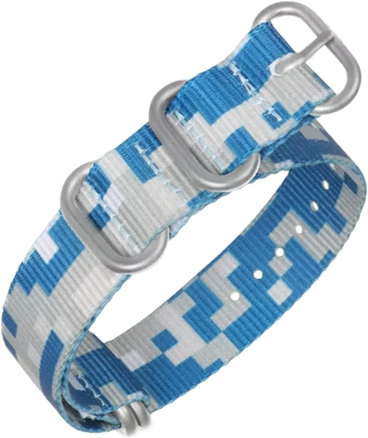 Printing Nylon Canvas Nato Watchband Simple Watch Wrist Band even Accessories Universal Strap,18/20/22/24/26mm Camouflage 