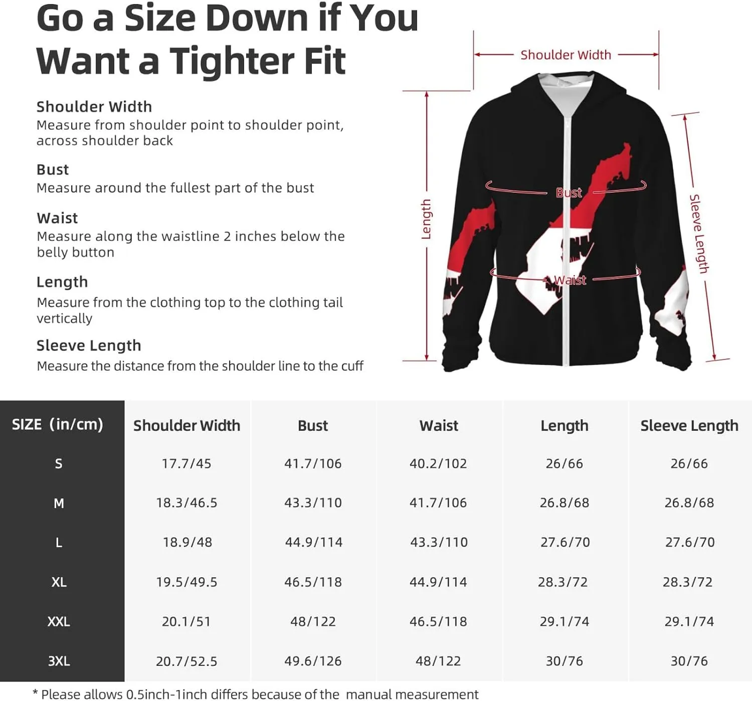 Protection Hoodie Zip Long Sleeve Lightweight Sun Shirt Jacket churn essay staggering Flag of Monaco Sun 