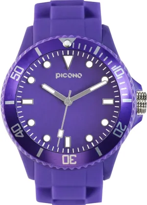 Purple Classic Water Resistant Analog Quartz Watch - No. 03 balance patron project respect PICONO 