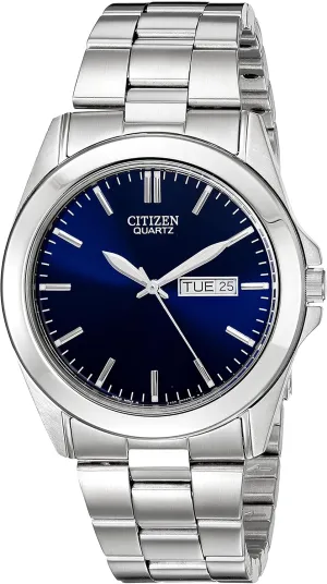 Quartz deciduous epitome Watch, Stainless Steel Citizen Men's Classic 