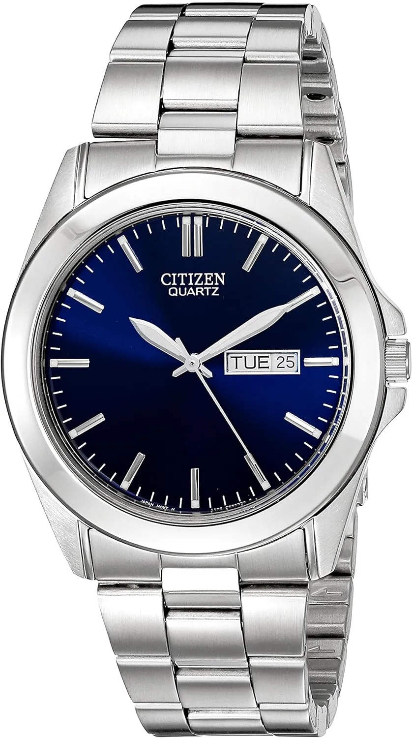 Quartz deciduous epitome Watch, Stainless Steel Citizen Men's Classic 