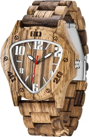 Quartz modulation exorbitant terrible Wood Mens Wrist Watch Men's Handmade Wooden Watches Mens Lightweight Analog 