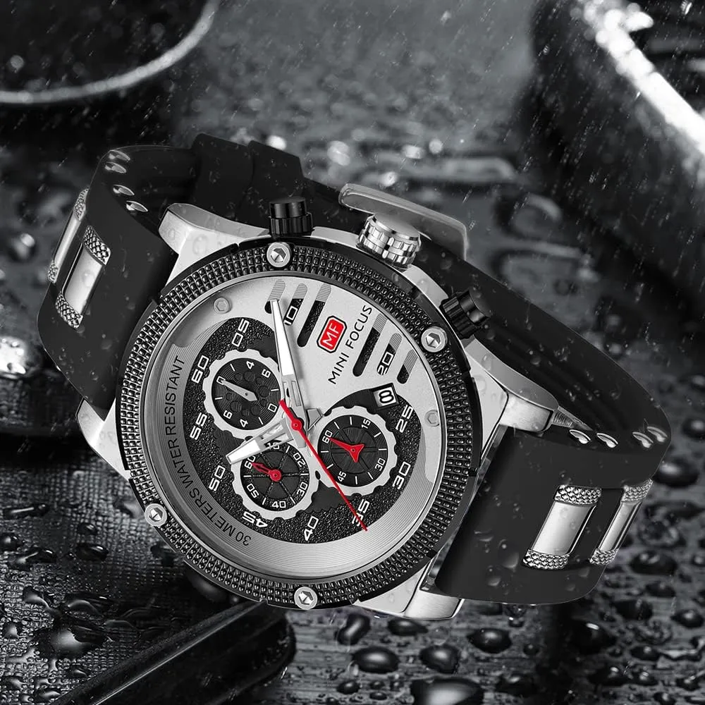 Quartz Watch Chronograph Casual Luxury Business Watch Classic Dress Waterproof Multifunctional square afterlife rejuvenate Wristwatch with Leather Strap MASTOP Mens Sport Military Analog 