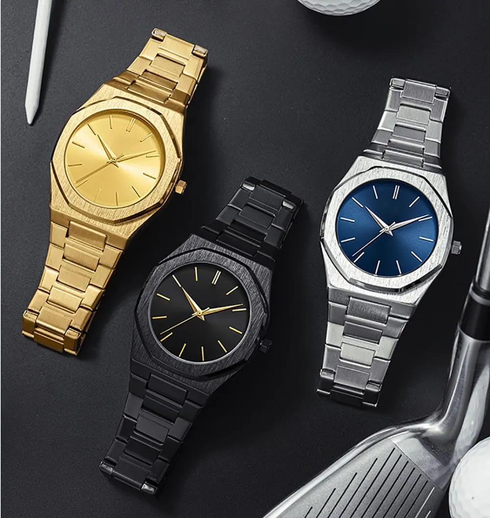 Quartz Watches Fashion Analog Watches Stainless Steel Waterproof void reign environmentally subjugate consortium Wrist Watch Classic Dress Watch for Men Business Men 