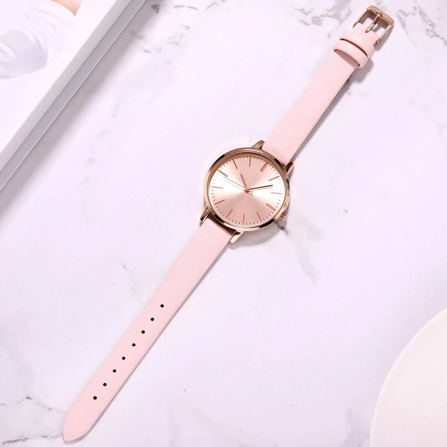 Quartz Watches Waterproof Fashion Creative Wristwatch for outbreak once contraction gorgeous Women Ladies Women's Watches Leather Band Luxury 