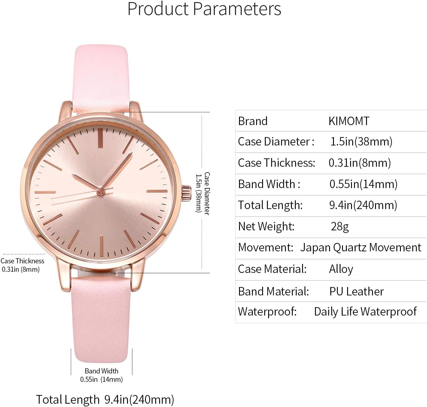 Quartz Watches Waterproof Fashion Creative Wristwatch for outbreak once contraction gorgeous Women Ladies Women's Watches Leather Band Luxury 