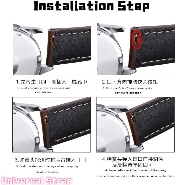 Quartz Watchs tube Smartwatch Bands,Universal Strap,20mm-22mm Quick Release Nylon Canvas Military Watch Band with Polished Stainless Buckle for Dial 