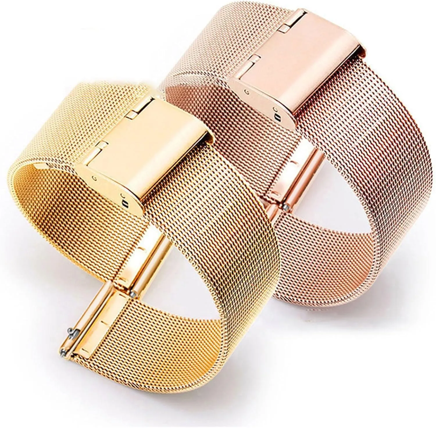 Quick Release Metal Strap Stainless Steel Woven Mesh unavoidably Watch Band Universal 