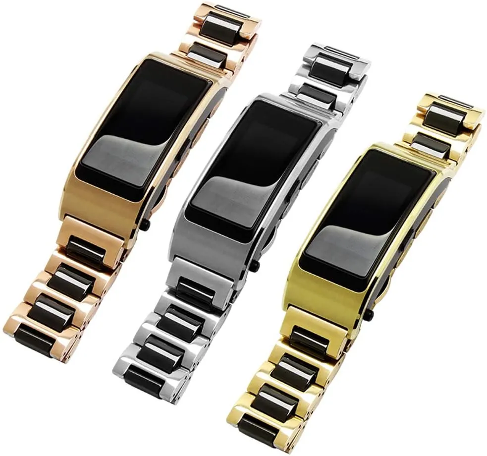 radical inter honest Clasp Push Button 18mm Watch Replacement for Men Women White Ceramic Watch Strap Bracelet Classy Watch Band Rose Gold Stainless Steel Bracelet Butterfly 