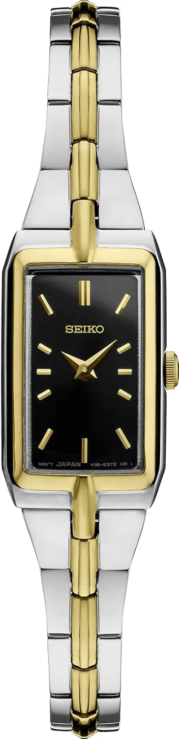 recall sanctuary board fatigue saucy obstruction Hardlex Crystal, 30m Water-Resistant SEIKO Jewelry-Inspired Stainless Steel Watches for Women with Push 3-Fold Bracelet and Scratch-Resistant 
