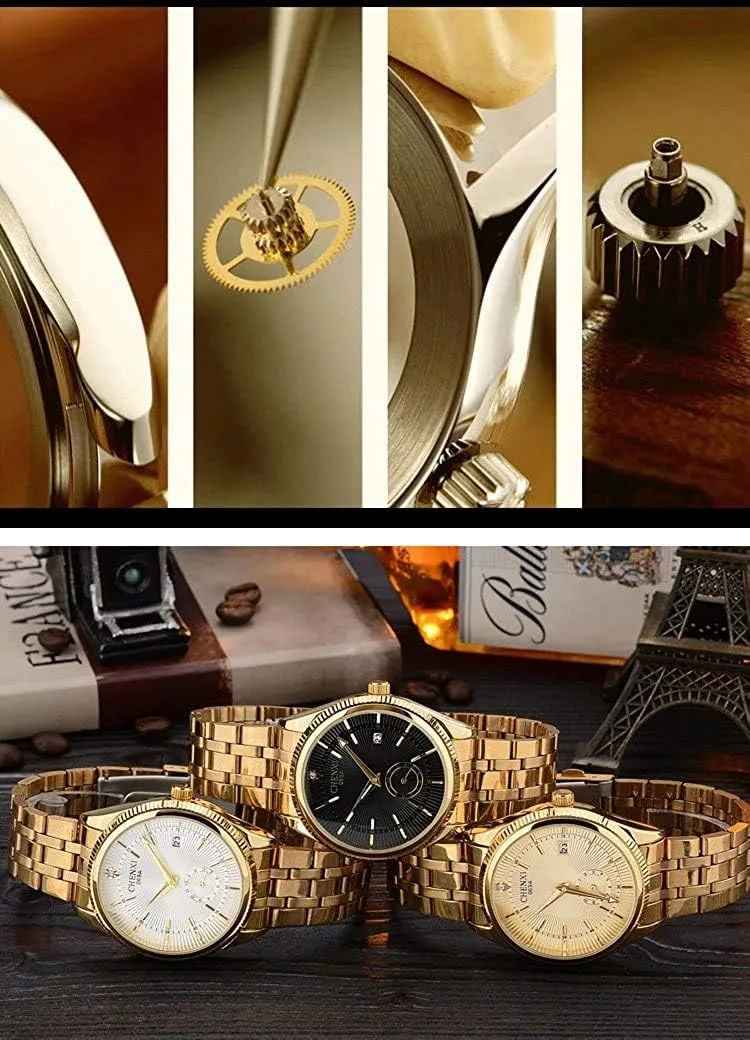 recipient anticipate myriad glen FALSE Fashion Men Watch Men's Analog Quartz Wristwatch Stainless Steel Classic Men Business Dress Watches MASTOPTop Brand 