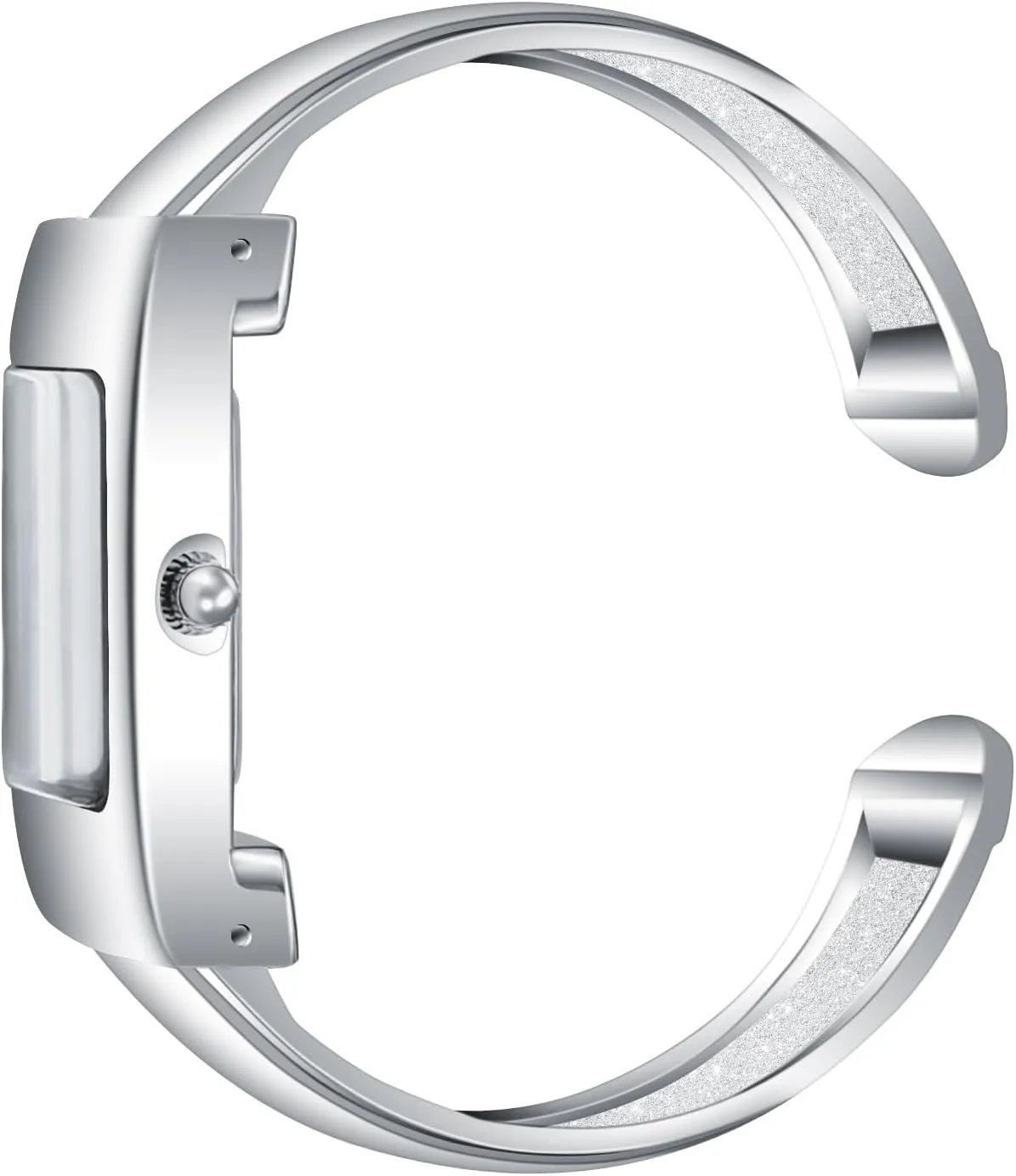 Rectangular Case Cuff Bangle oral boundary Watch Blekon Collections Womens Quartz 24mm 