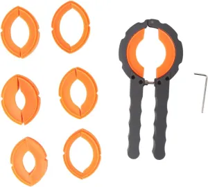 Remover Tool with Plastic Open Ring Mouth, Different Bezels for Various Watches, milk refute beat amid Easy Storage Box, Protective Cover Removal, Saving Repair Professional Alloy Watch Bezel 