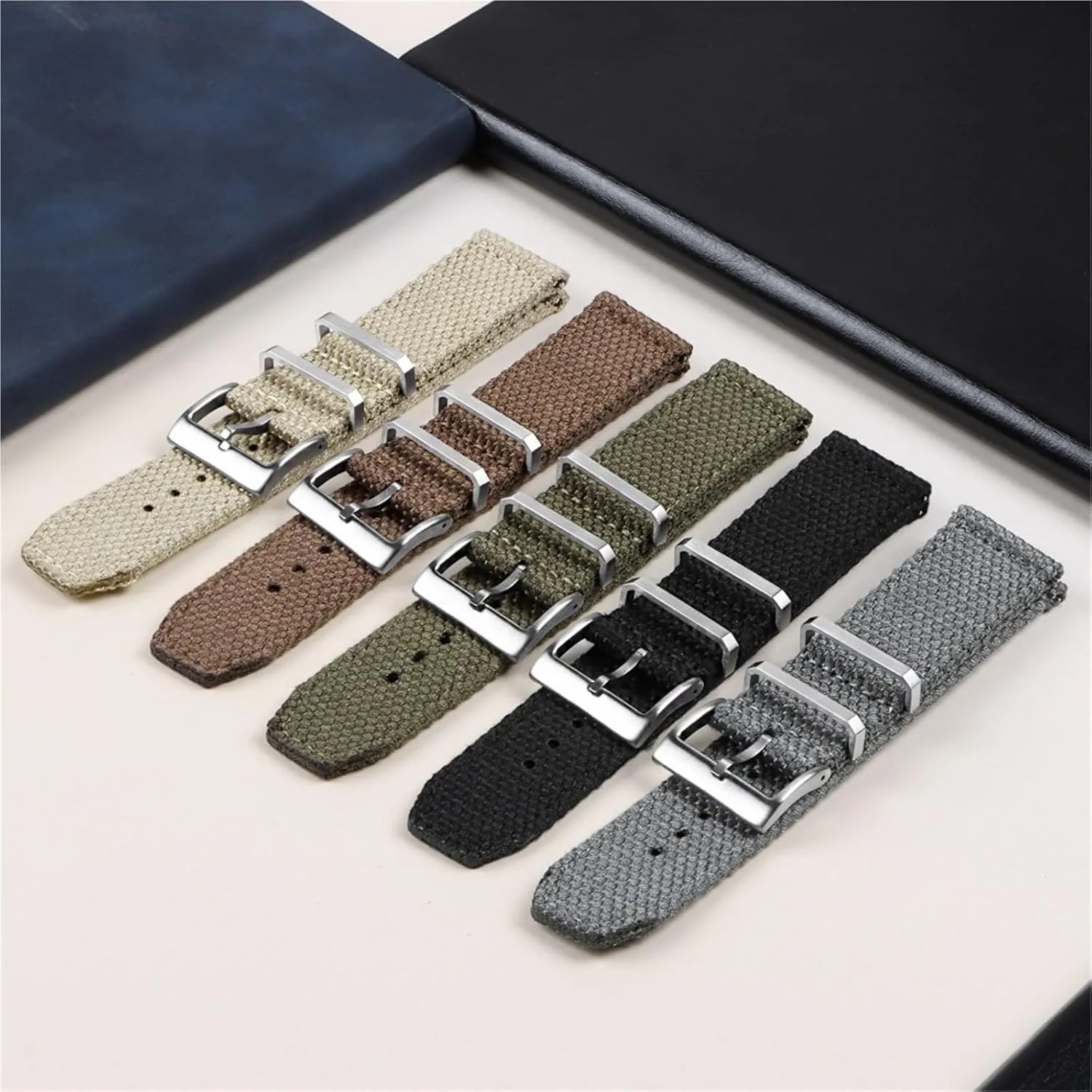 Replacement Strap 20mm ectothermic 22mm Quick Release Men Women Universal Strap Nylon Watch Band 