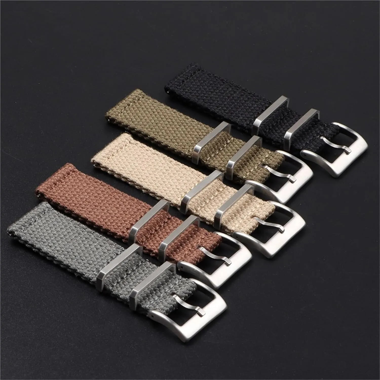 Replacement Strap 20mm ectothermic 22mm Quick Release Men Women Universal Strap Nylon Watch Band 