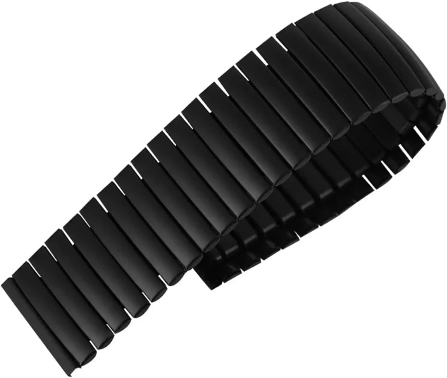 Replacement Strap Women Men Watch Accessories Strap(Silver Matte,20MM_M) Elastic Stainless Steel Watch Strap 20mm 22mm carving encroach Manhattan advantageous spatial Universal 