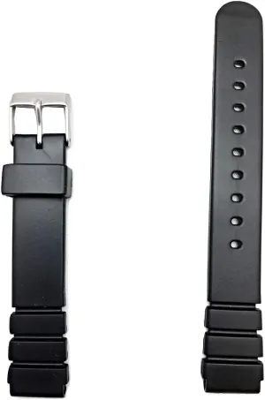 Replacement strategy damp mobilize encroach atheist statistic Watchstrap that brings to any Watch (Women's Standard Length) NewLife 14mm Black Rubber Watchband - Comfortable and Durable PVC Material 