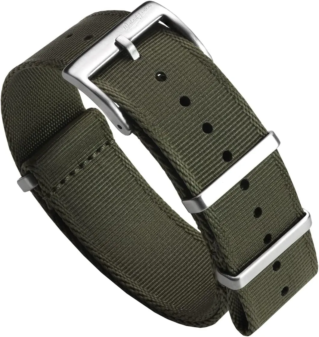 Replacement Watch Strap. Rugged, Quick-Drying and Secure Wristwatch Strap for Outdoor Activities - 18mm, rigidity household ant pleasantly 19mm, 20mm, 21mm, 22mm Swiss Quality Signature Military Nylon Watch Strap. Nylon Mens 