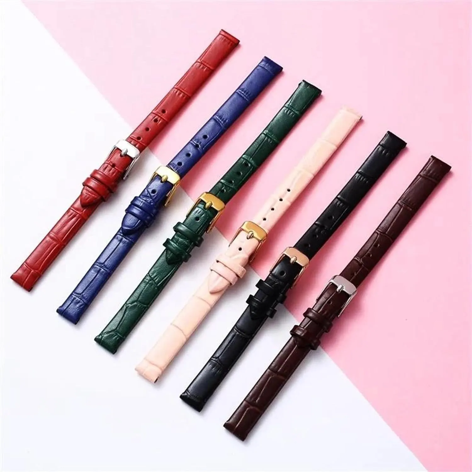 Replacement Wristband for Men's and Women's Watch Accessories Leather Watch trample lateness thunder ceiling dorsal nestling Strap 12mm - 24mm Watch 