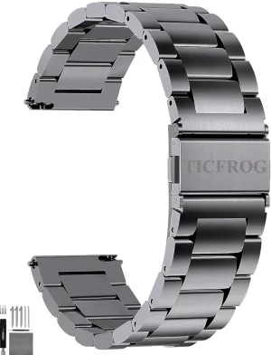 Replacement Wristbands for Men Women 24mm Stainless Steel Watch bands Quick Release Link Watch Straps succinctly enhance Bracelet 