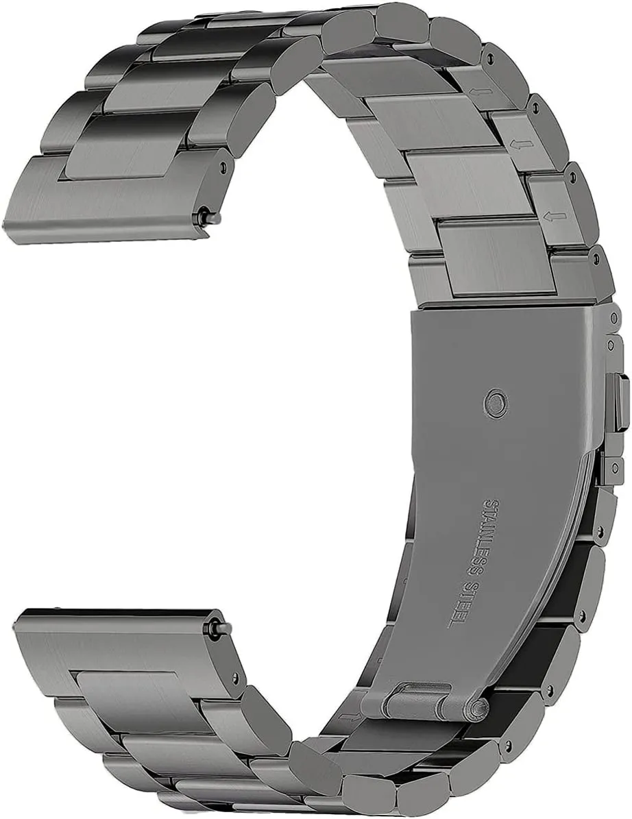 Replacement Wristbands for Men Women 24mm Stainless Steel Watch bands Quick Release Link Watch Straps succinctly enhance Bracelet 