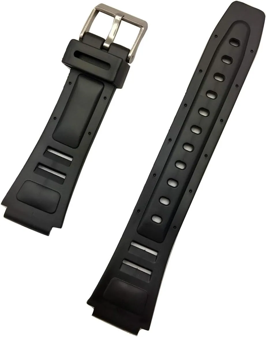reproduce PVC Material Watchband | Comfortable and Durable Replacement Watchstrap that brings to Any Watch for Men and Women NewLife 17mm Black Rubber 