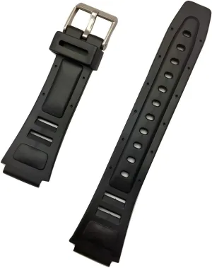 reproduce PVC Material Watchband | Comfortable and Durable Replacement Watchstrap that brings to Any Watch for Men and Women NewLife 17mm Black Rubber 