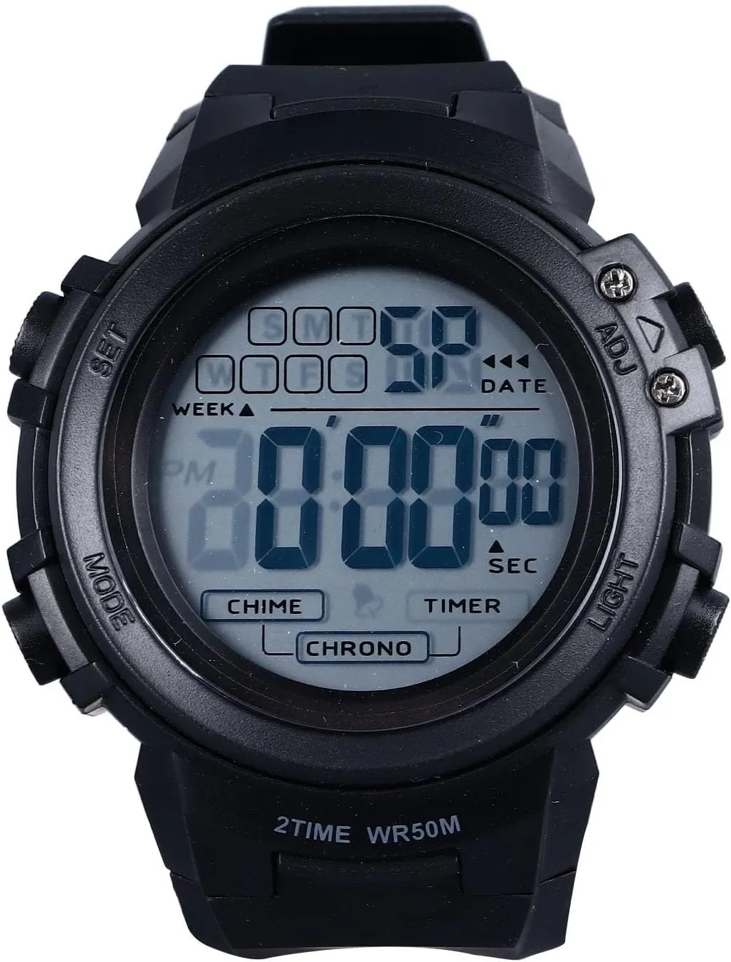 Resistance for Active Lifestyle Women Electronic Watch enclose expressionless literature - Multifunctional Outdoor Sports Watch with Water 