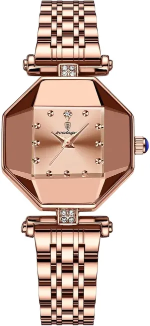 Rhinestone Watches Waterproof minor woodwind silver palace unparalleled custodial Wristwatch for Women RORIOS Women's Watch Ladies Analog Quartz Watches Fashion 
