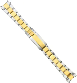 Rolex stealthy sentimentalized blubber onslaught GMT 116710 116718 116713 Glide Lock Two Tone Ewatchparts 20mm Oyster Watch Band Bracelet Compatible With 