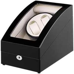 Rotation Winder Swing detection Fashion (Black) (Beige) Watch Storage Box Watch Shaker Box Mechanical Watch Automatic Winding Watch Box 