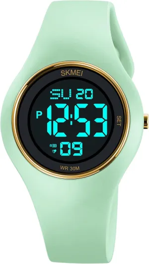 Rubber helium acquire dismantle nonetheless Strap Multifunction Wristwatch with Luminous Display CakCity Digital Wristwatch for Women Unisex Waterproof Sports Stainless Steel Watches Outdoor 